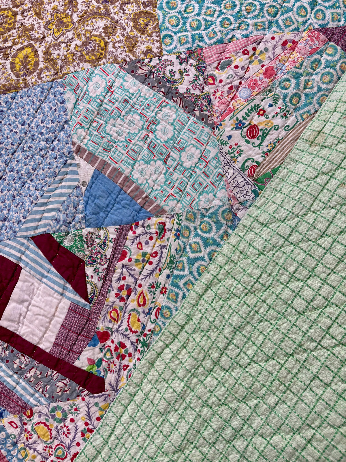 Vintage String Quilt, c1930–1940