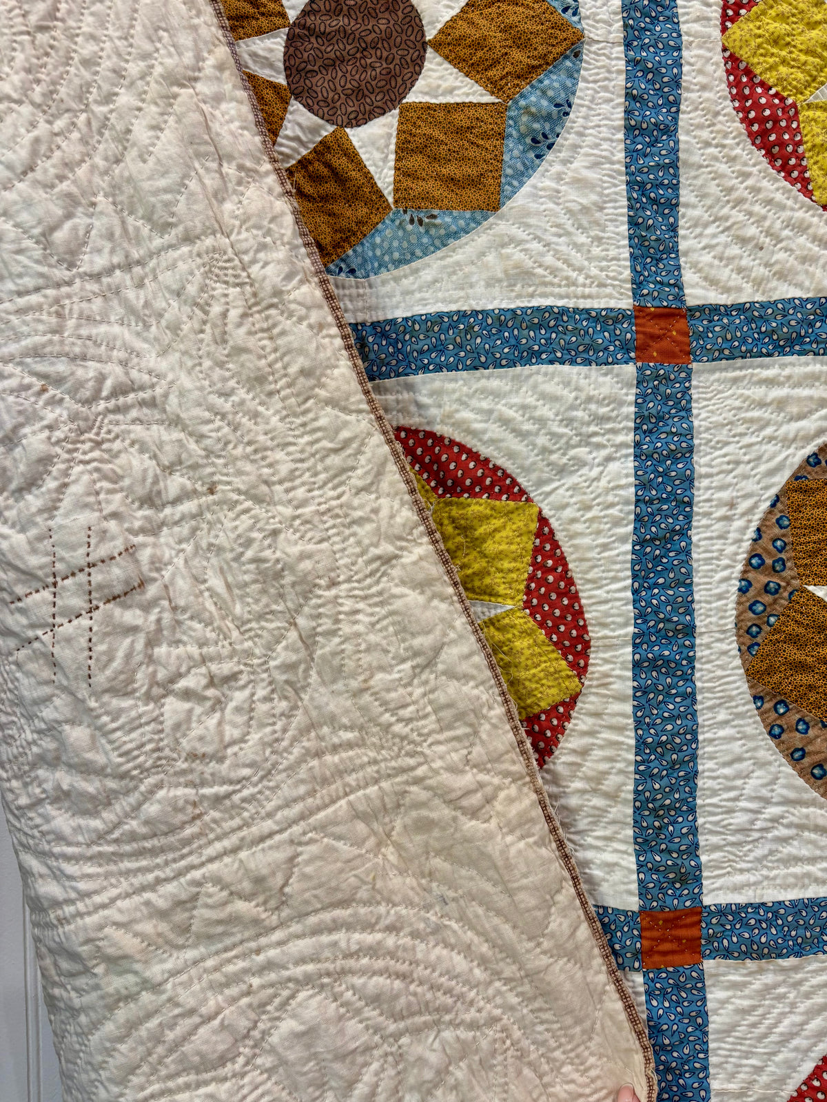 Antique Compass Star Quilt, c1880–1910