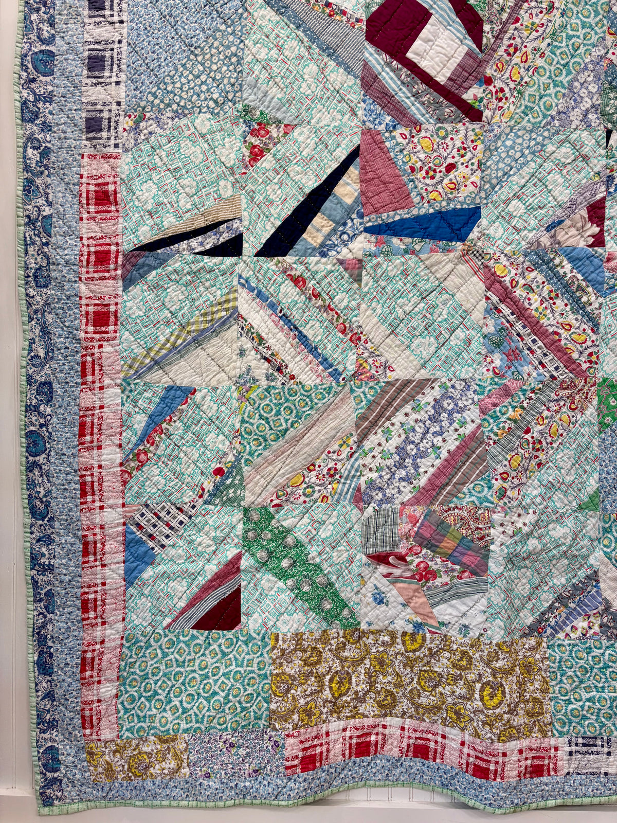 Vintage String Quilt, c1930–1940