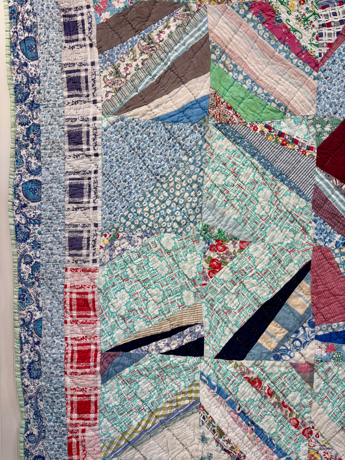Vintage String Quilt, c1930–1940
