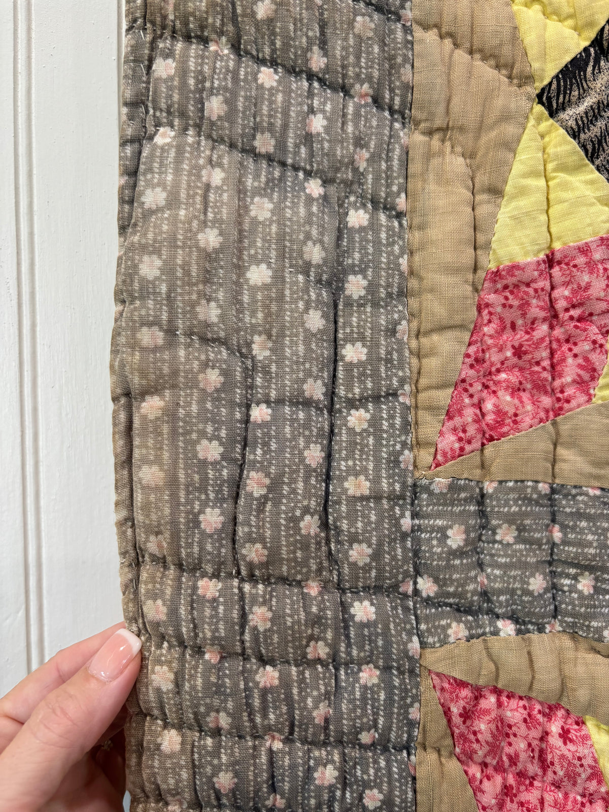 Antique Nine-Patch Star Variation Quilt, c1880–1910