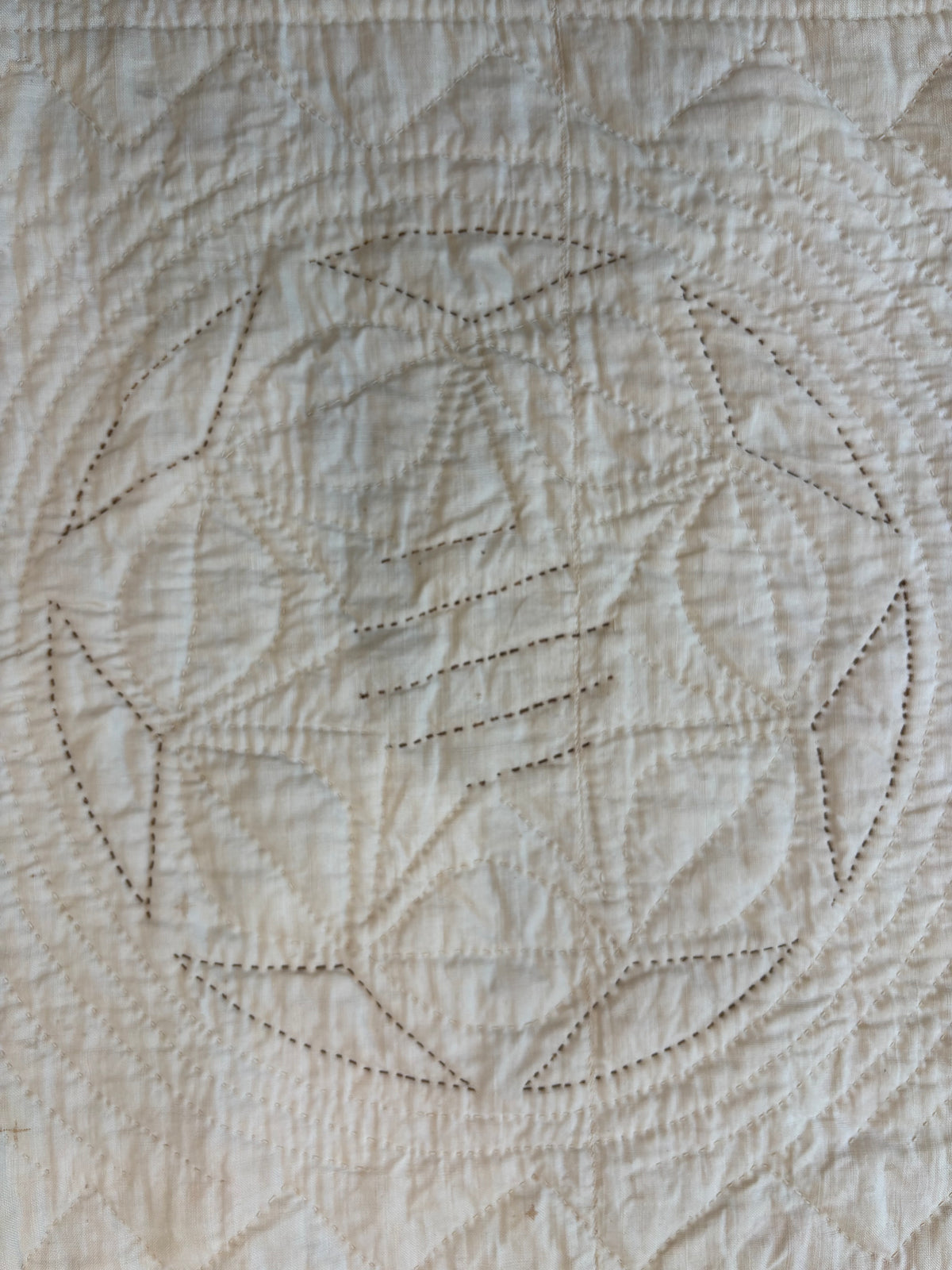 Antique Compass Star Quilt, c1880–1910