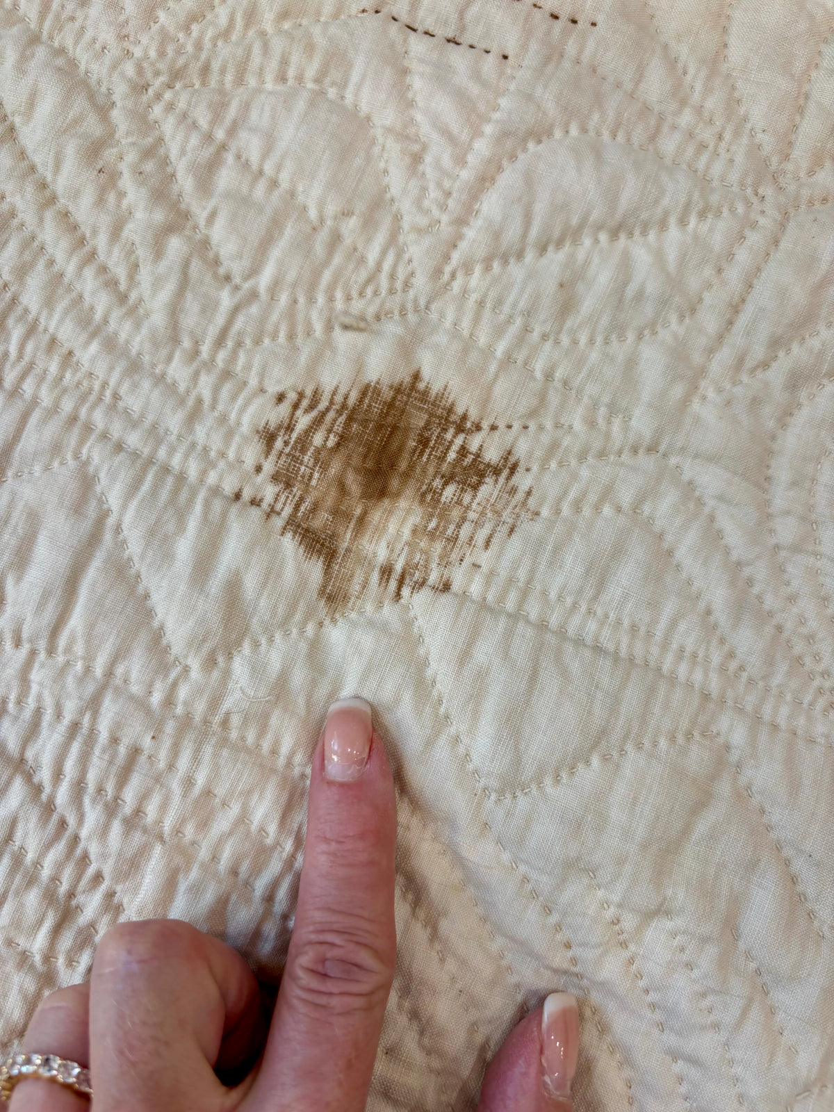 Antique Compass Star Quilt, c1880–1910