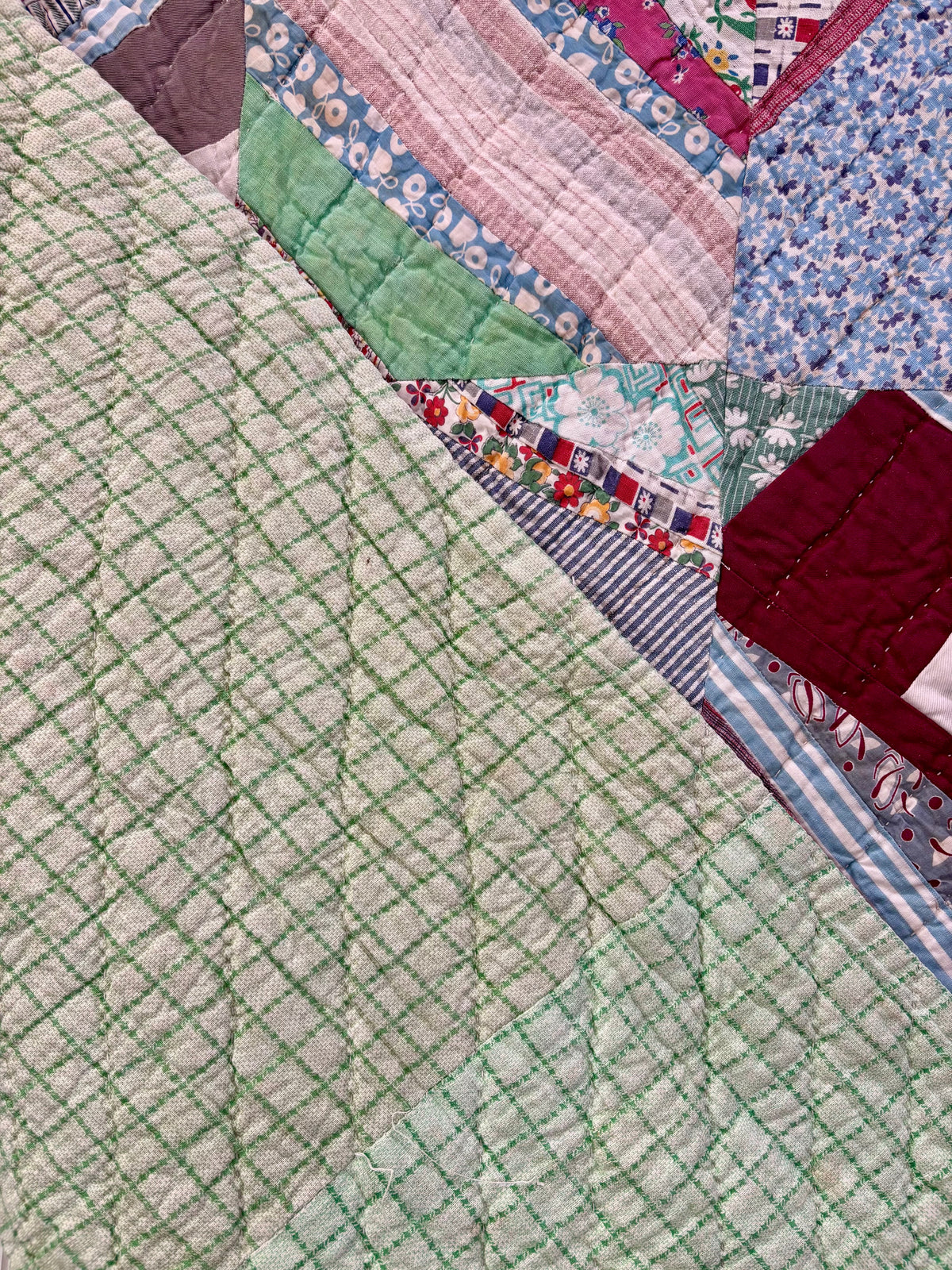 Vintage String Quilt, c1930–1940