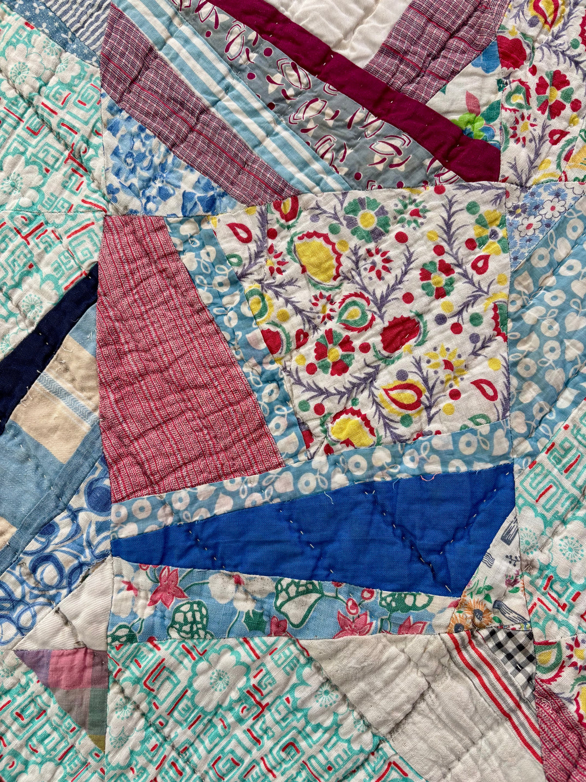 Vintage String Quilt, c1930–1940