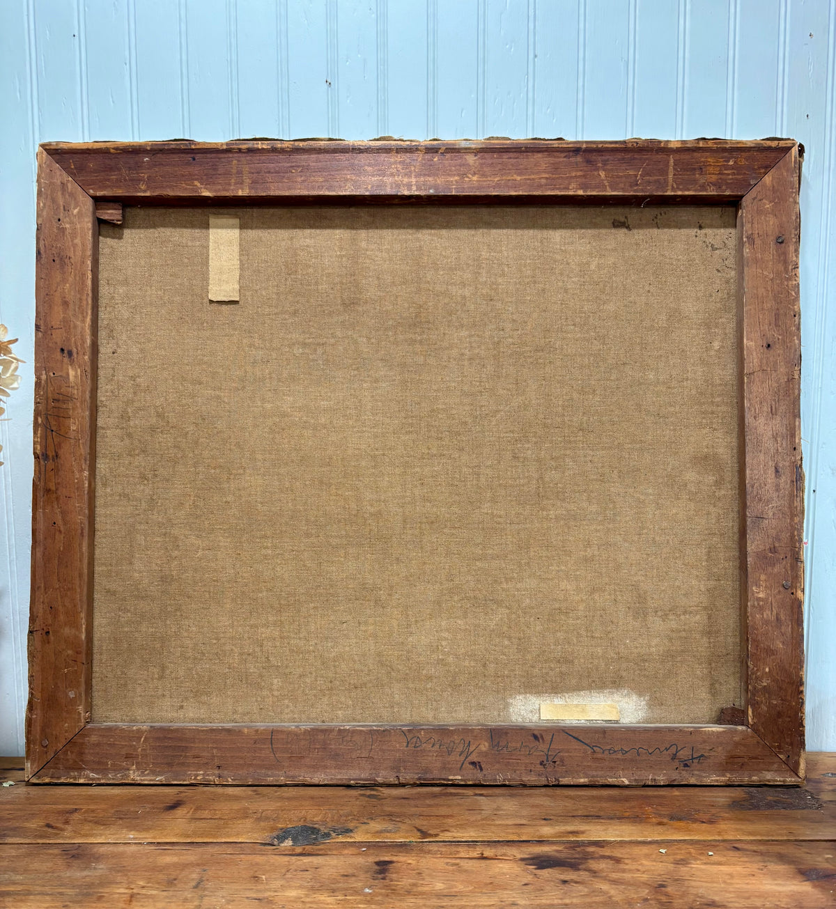 Antique Tennessee Farmhouse Oil Painting, c1920–1940
