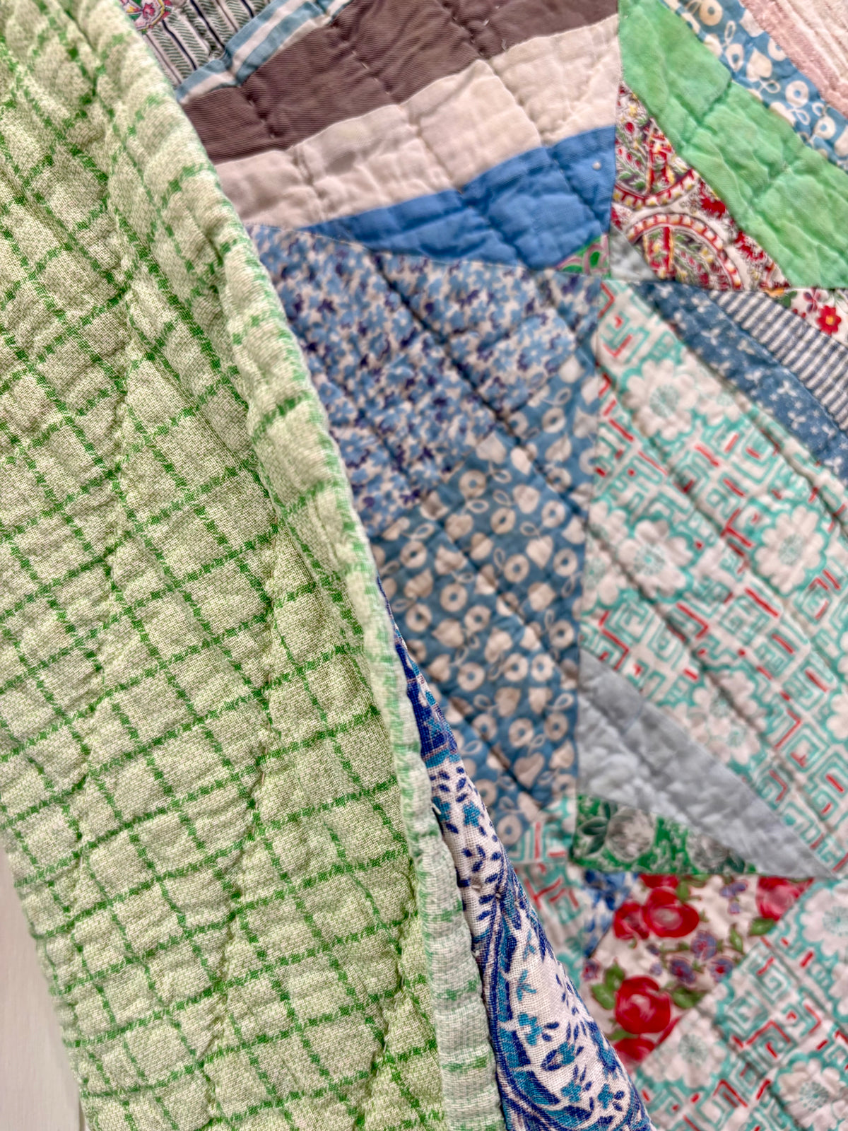 Vintage String Quilt, c1930–1940