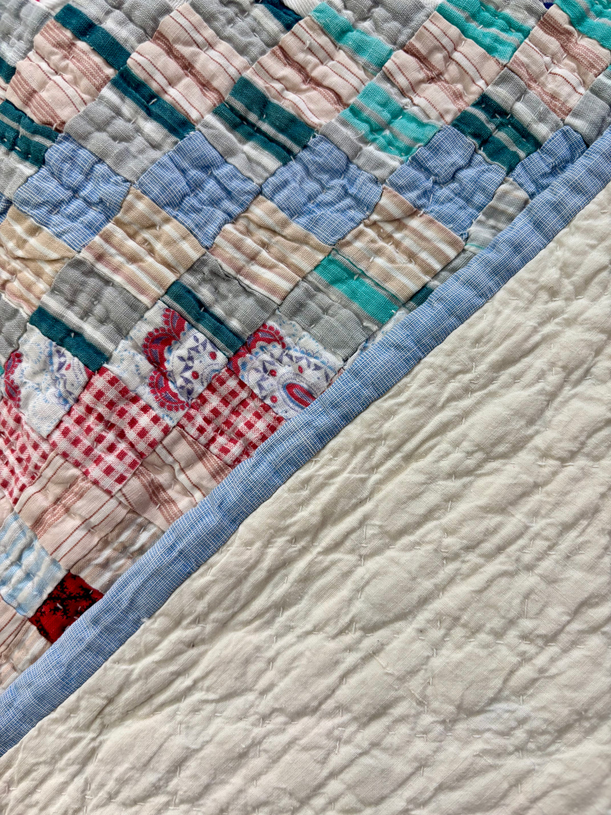 Postage Stamp Trip Around the World Quilt c1930–1940