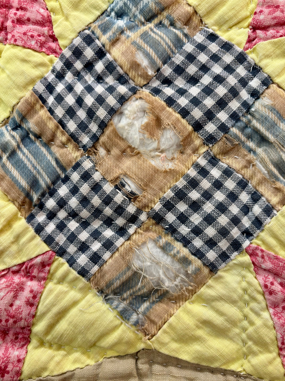 Antique Nine-Patch Star Variation Quilt, c1880–1910