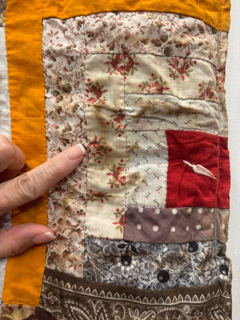 Antique Log Cabin Quilt | c. 1890–1910 | 74 × 76"